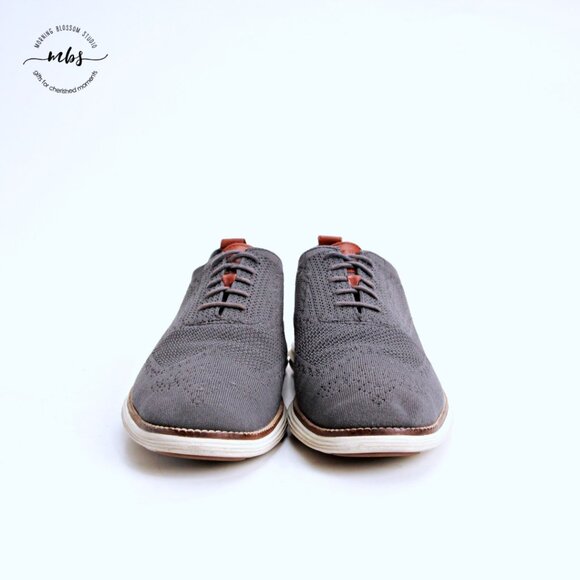 Cole Haan ZERØGRAND‎ Remastered Stitchlite Wingtip Oxfords Gray Men 12 main image 13